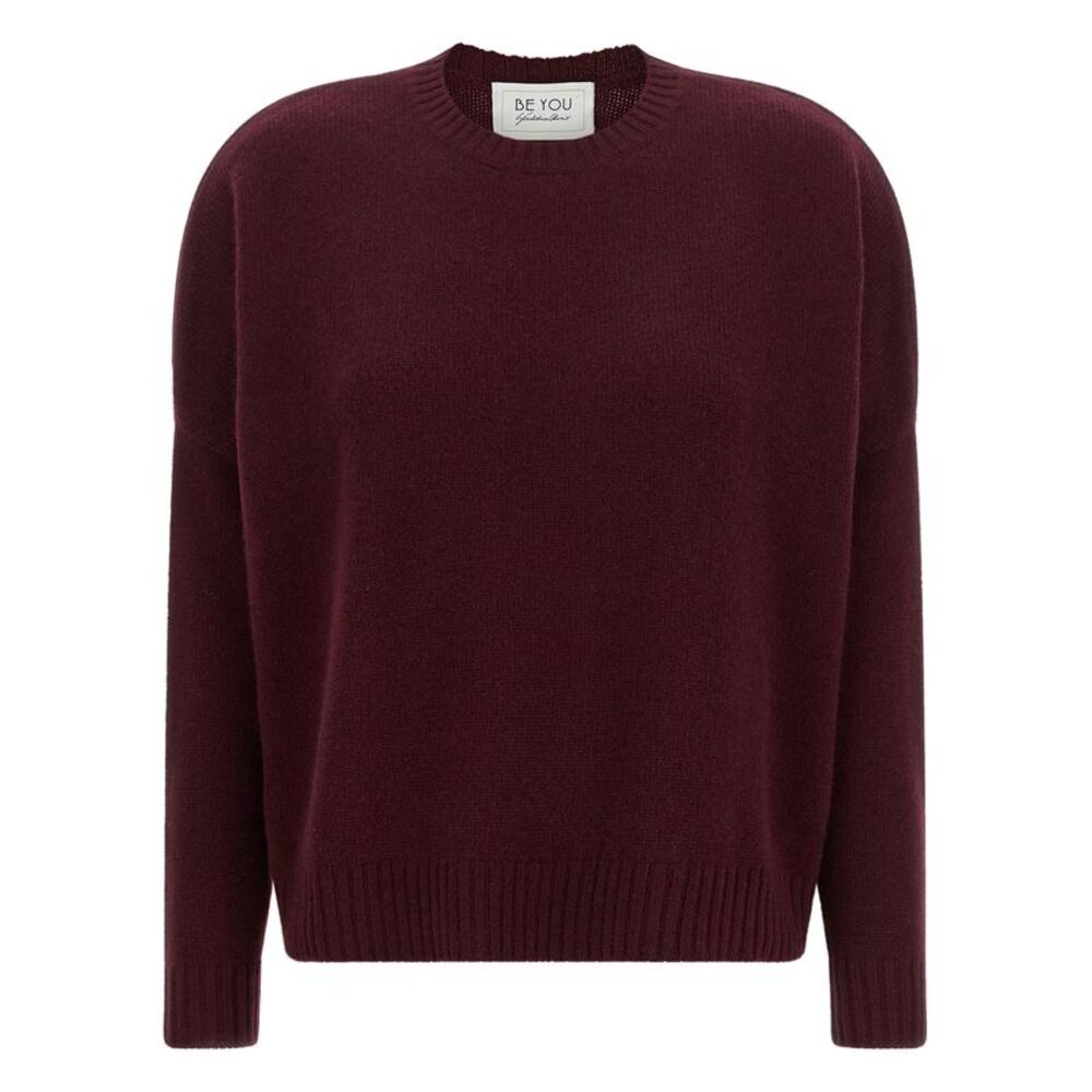 BE YOU Bordeaux Cashmere Women's Cardigan